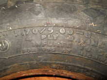 Load image into Gallery viewer, Vintage Truckster Wheel with Good Year 5.70/5.00 x 8 Tire