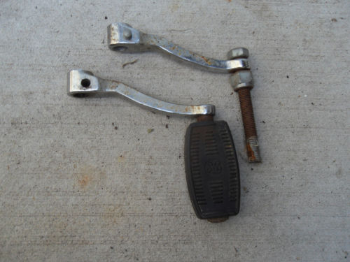 1977 Angel Speed Bird Moped - Pair of Pedals with Pedal Arms