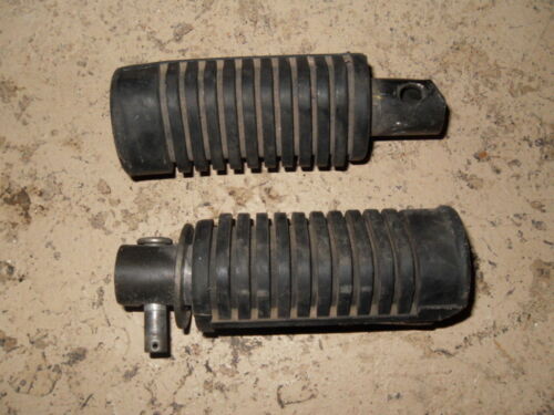 1980 Honda Express NC50 Moped - Pair of Foot Pegs with Rubber Grips