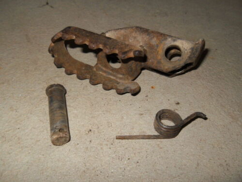 1979 Suzuki DS100 - Foot Peg with Pin and Spring
