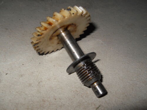 1975 TY80 Yamaha Trials Motorcycle - Oil Injector Pump Wurm Shaft and Drive Gear