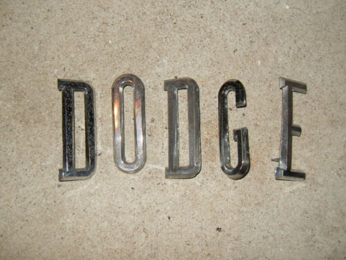 1967 Dodge A100 Van Wagon Truck - Grille / Rear Door Letter Emblems
