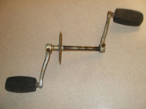 1977 Motobecane 50V Moped - Pedal Shaft with Pedal Arms and Pedals
