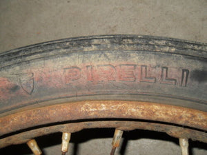 1966 Benelli Fireball 50cc - Front Wheel / Rim with Brake Hub