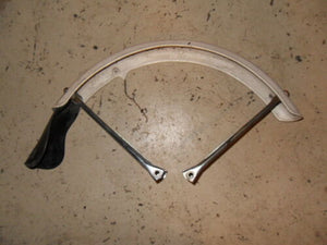 1982 Yamaha QT50 Moped - Front Fender with Mud Flap
