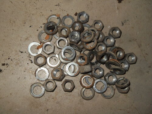 1972 Suzuki GT550 - Cylinder Head Hardware - Nuts and Washers