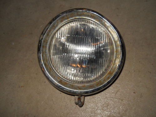 1980 Motobecane Traveler Moped - Headlight Bulb with Chrome Trim